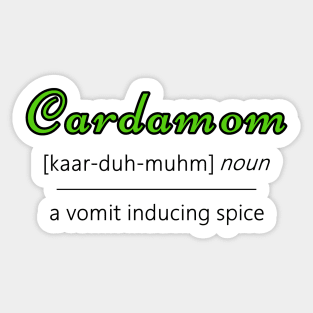 Cardamom Sticker